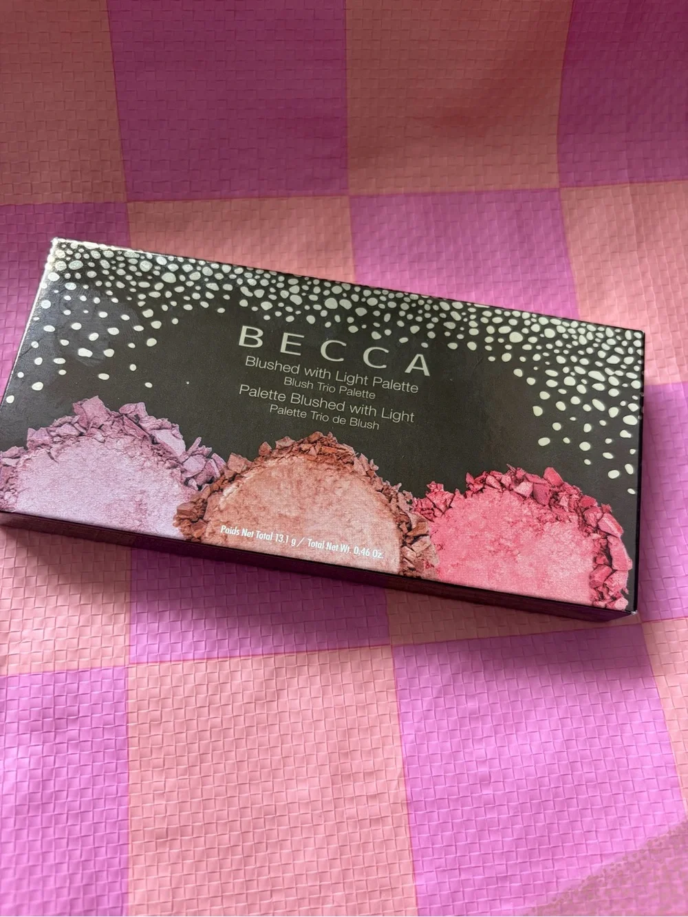 BECCA Trio Blush Palette in Peach, Pink & Rose
